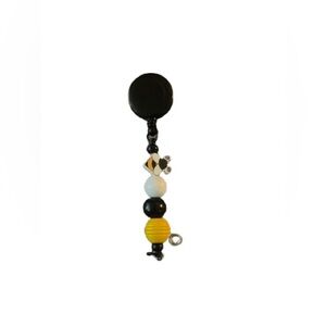 Bee-Themed Retractable Badge Reel